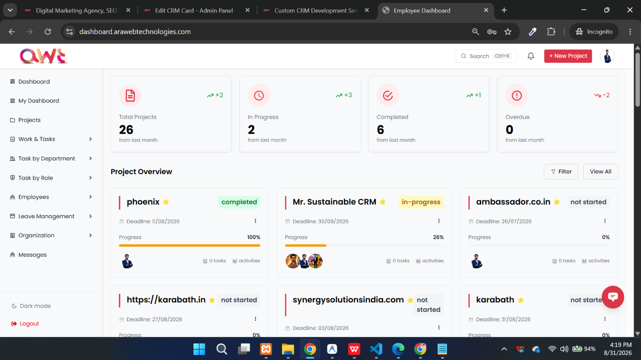 Employee Dashboard